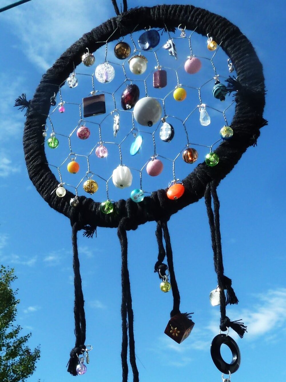No. 4 Handmade beaded chicken cage